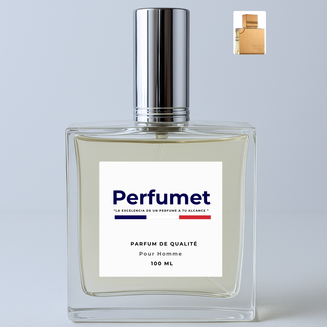 Golden Royale de Perfumet Inspirado en: Amber Oud Gold Edition – Al Haramain