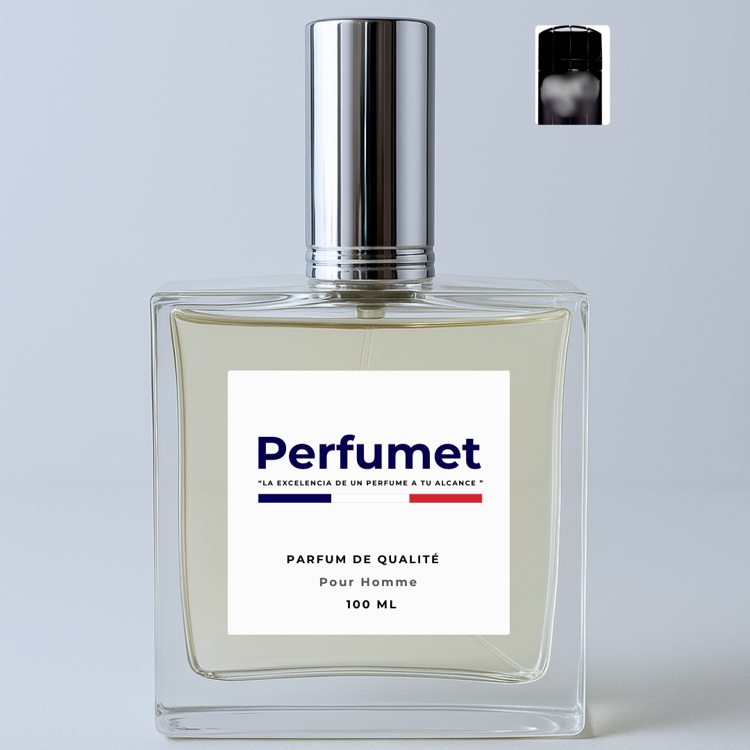 Exceso oscuro  Inspiración: Basado en Paco Rabanne Black XS